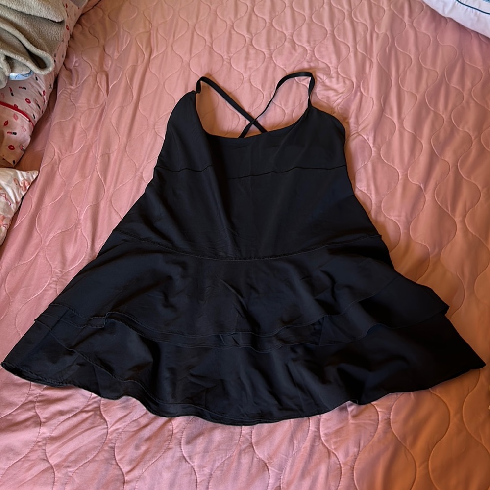NWT Aerie Offline by Aerie Black Athletic Dress Size Large